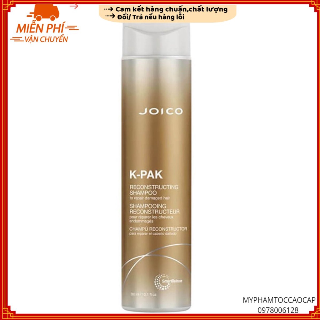 Dầu gội phục hồi tóc hư tổn khô xơ K-Pak Shampoo Joico NEW 2020 HÀNG CHÍNH HÃNG