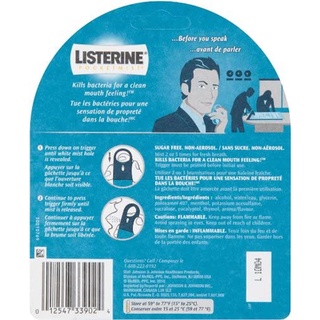 Xịt thơm miệng Listerine Hàng Mỹ