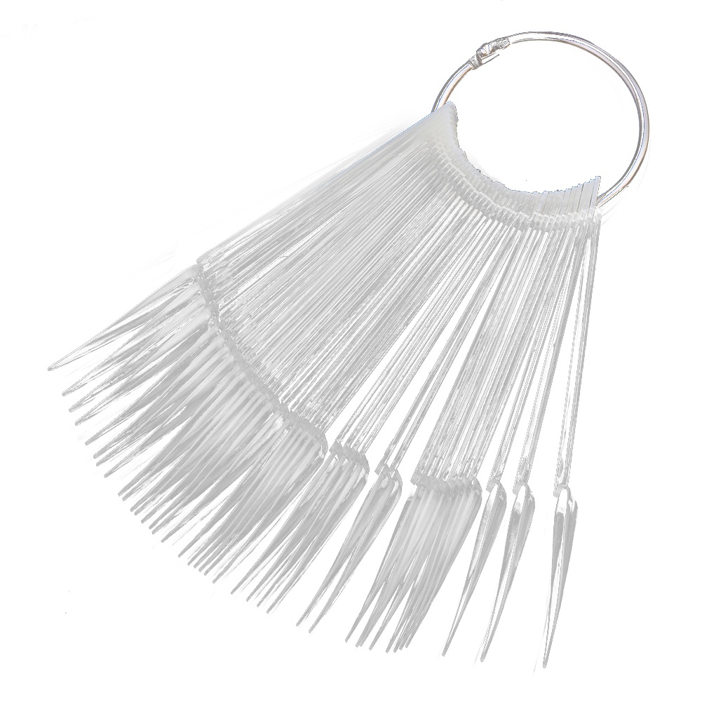 Set 40 Thẻ Móng Tay Giả Trưng Bày Mẫu Hình Quạt