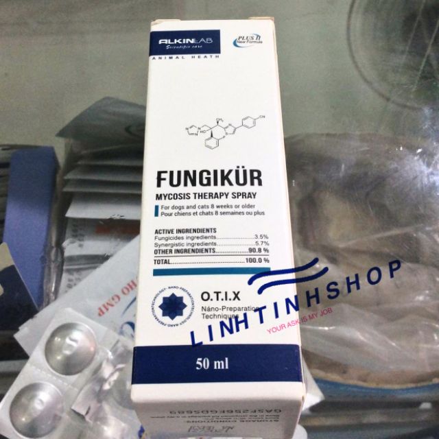 Thuốc xịt trị nấm da FUNGIKUR 50ml