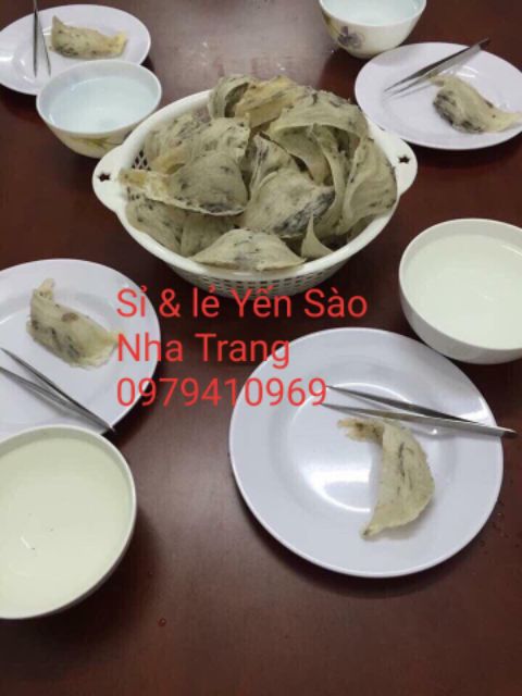 yến sào thô 20gr nguyên chất Tặng táo đỏ, hạt chia, đường phèn. Tổ yến sào