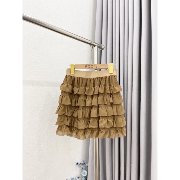 CHÂN VÁY TẦNG CẠP CHUN QC MS13099