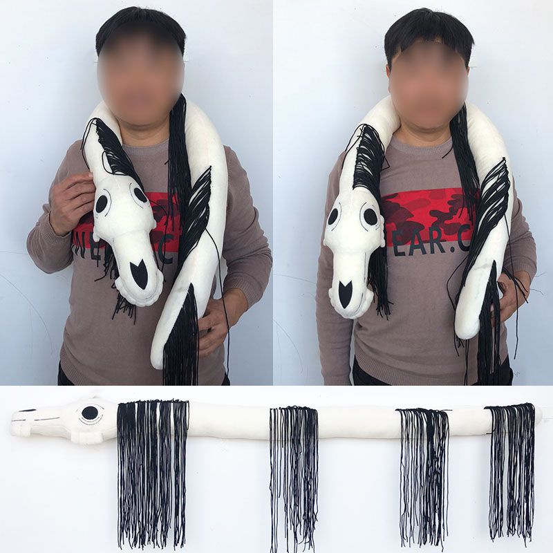 Ngựa Nhồi Bông Mềm Mại Kích Thước 130cm / 4.3ft