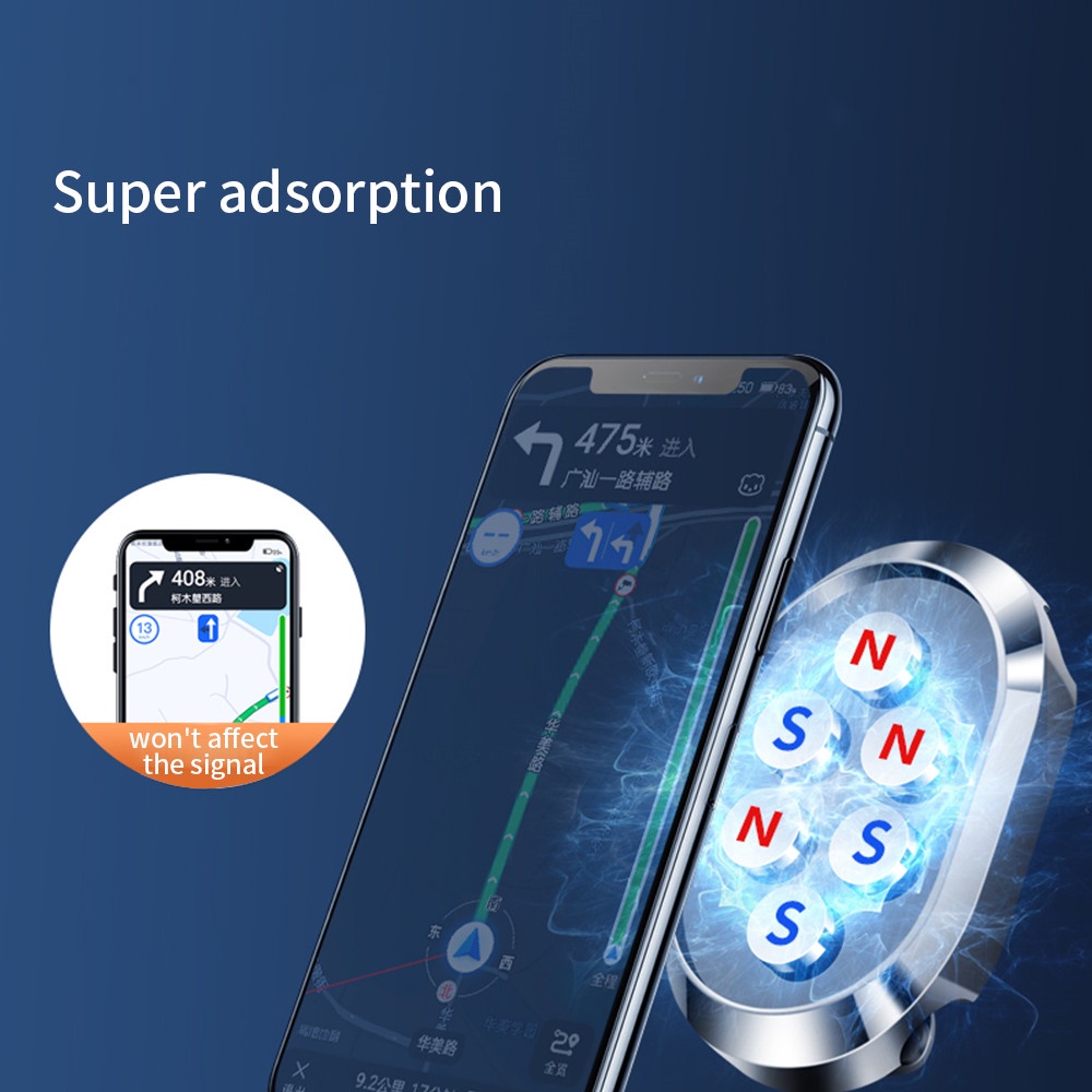 360° Giá Đỡ Điện Thoại Đa Năng Gắn Trên Xe Hơi Tiện Dụng