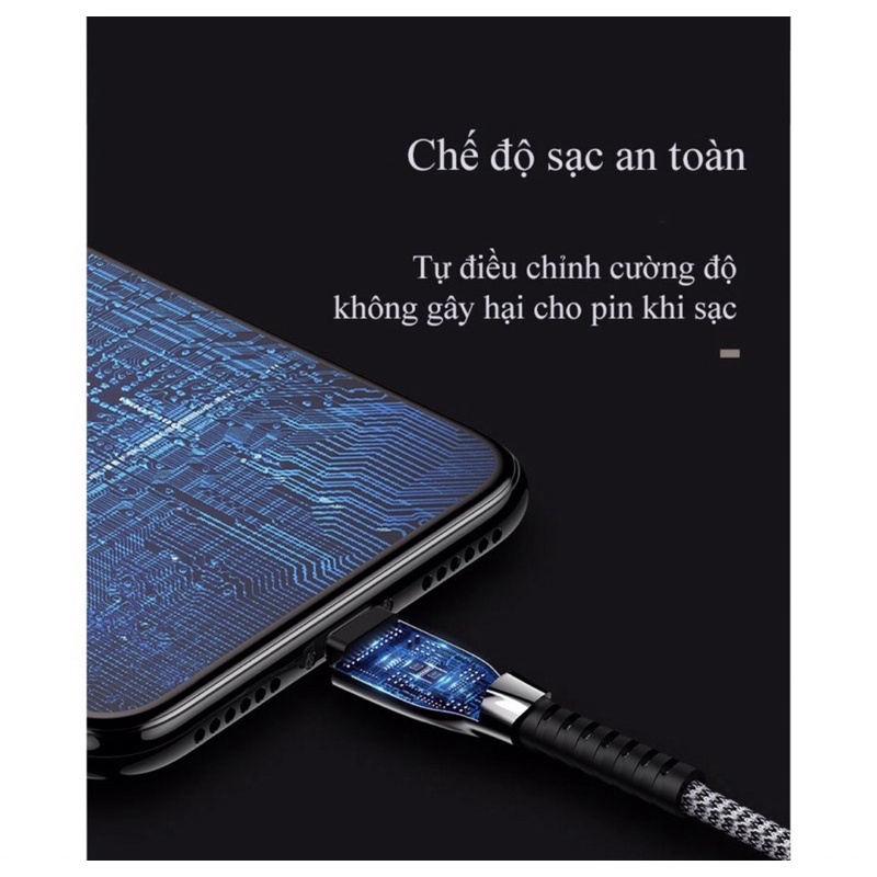 Cáp sạc nhanh iphone tự ngắt khi sạc, sạc siêu nhanh 2.4A Joyroom dài 2M chính hãng bảo hành 12 tháng - HH Store