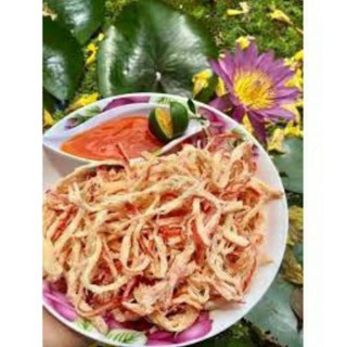 Mực Xé Sợi Hấp Nước Cốt Dừa 300G