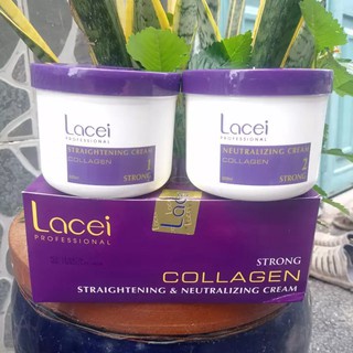 Kem duỗi colagen lacei tím