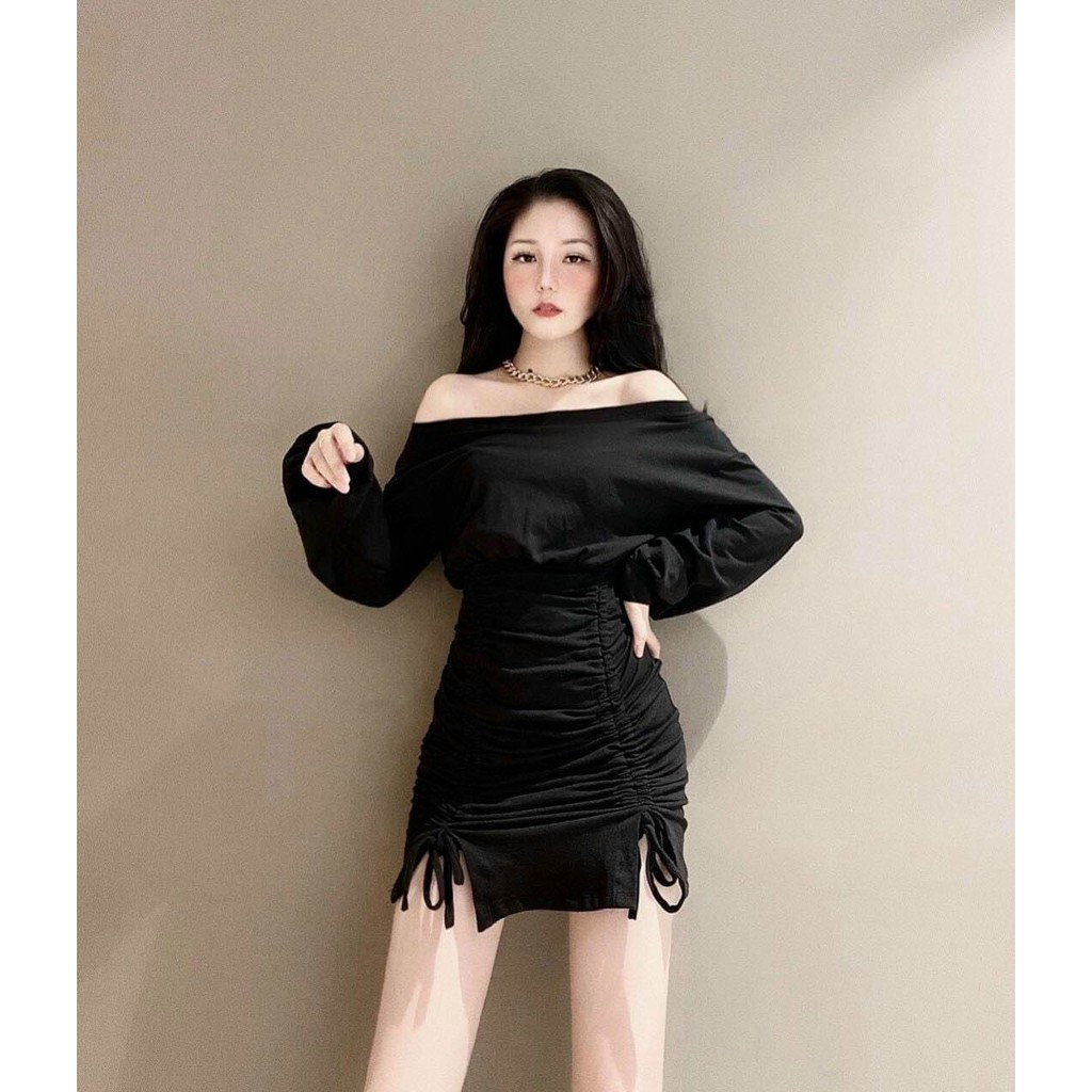 [RẺ VÔ ĐỊCH] ĐẦM BẸT VAI THUN BORIP XỊN BG311305