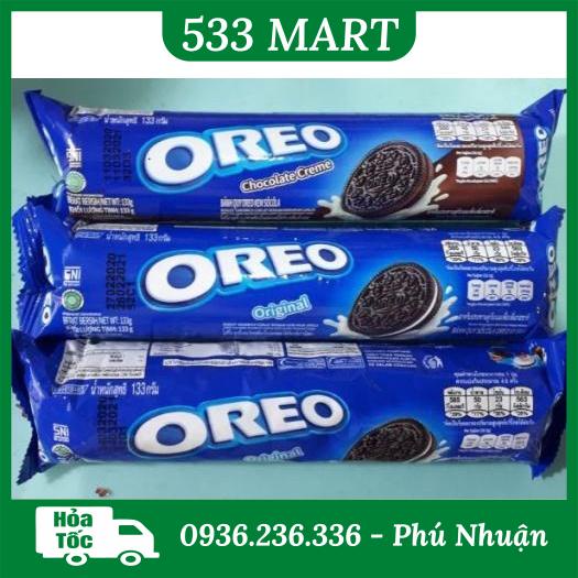 Bánh Oreo Nhân kem vani/ chocolate/ dâu 133g