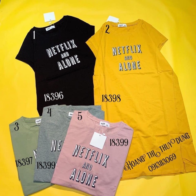 VÁY SUÔNG CHỮ ALONE 5 màu hot