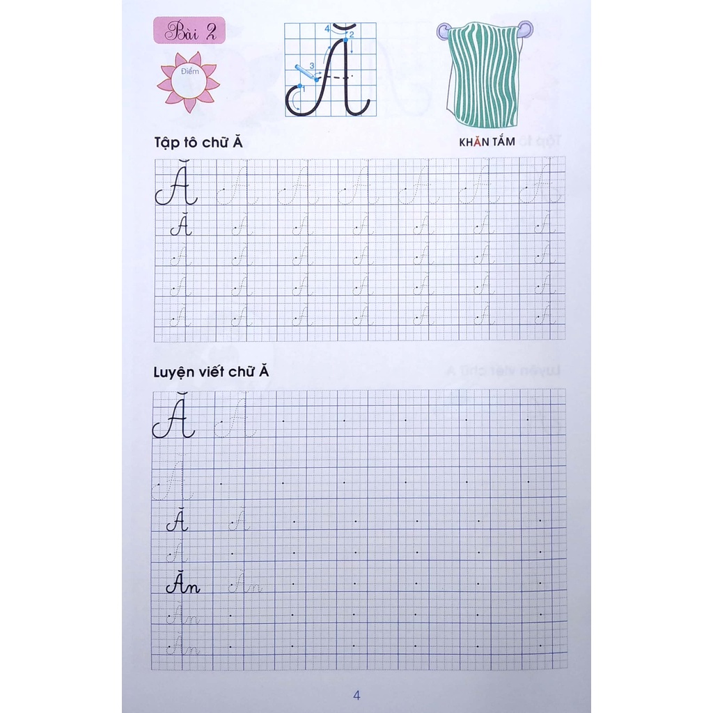 Sách Luyện Viết Theo Mẫu Chữ Mới - Tô chữ Hoa - Lớp 1