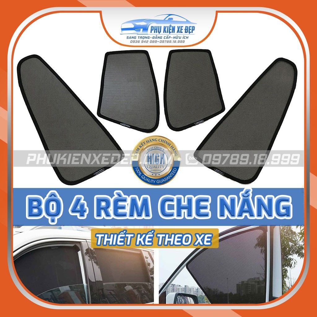 COMBO 4 RÈM CHẮN NẮNG THEO XE CAO CẤP - HÀNG LOẠI 1 VIỆT NAM SẢN XUẤT