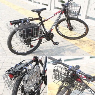 Giỏ xe đạp gấp giỏ gấp xe đạp màu đen