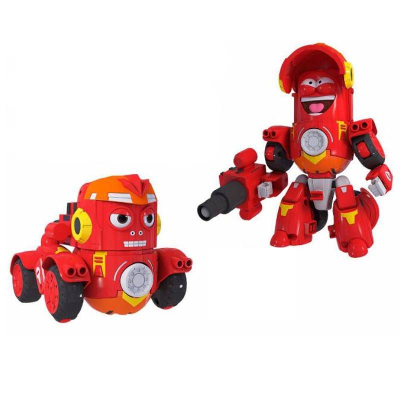 set Larva Toy Robot Creative Fun Assembly Transformation Toy Cute Anime Mecha Action Figure Model Birthday Gift for Kid