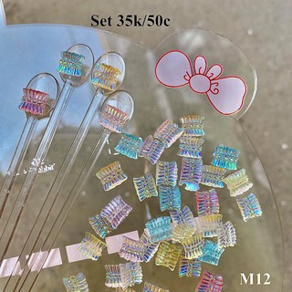 Set 50c Charm Đính Trang Trí Móng M12