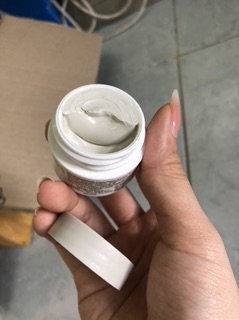 mặt nạ đất sét Kielh mini và dưỡng môi vaseline