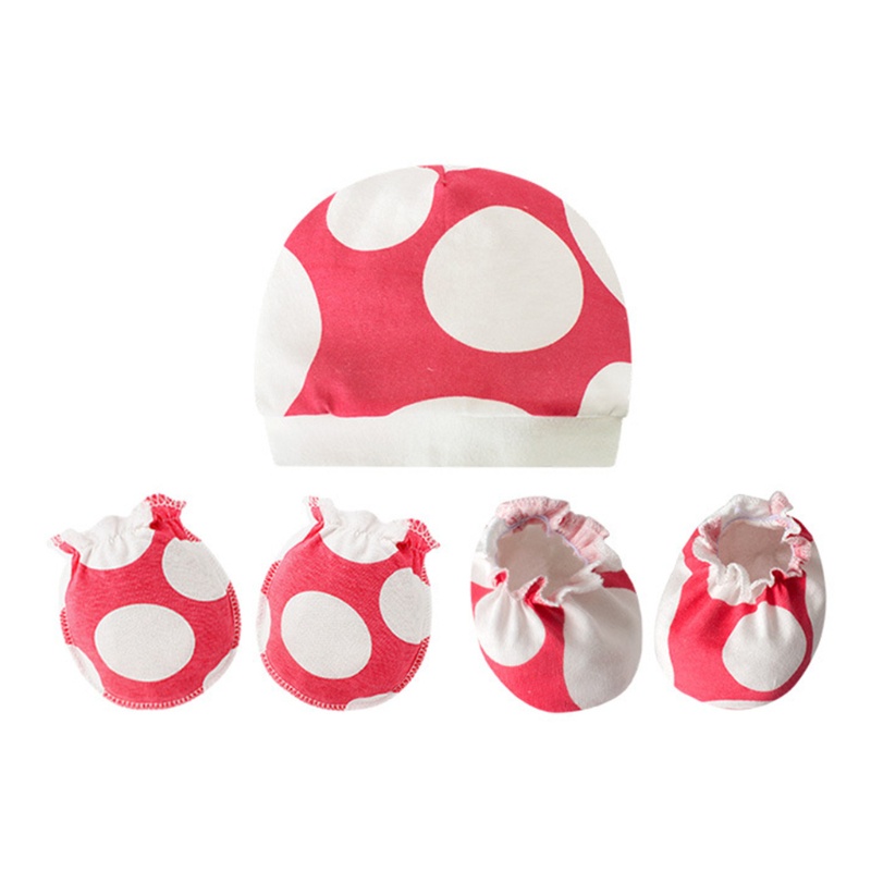 Bộ 3 Găng Tay Cotton Thoải Mái Cho Bé