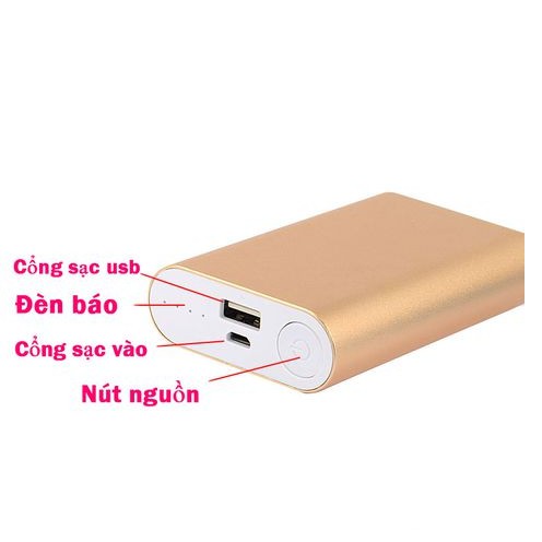 Box sạc dự phòng 3 cell vỏ nhôm