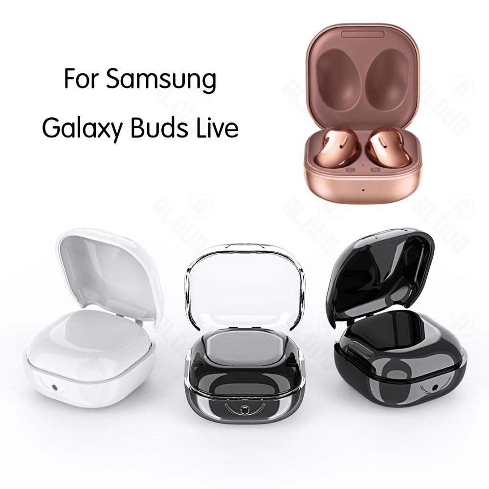 Vỏ bọc bảo vệ hộp sạc tai nghe không dây bluetooth cho Samsung Galaxy Buds Pro bằng TPU dẻo chống va đập cho samsung Galaxy Buds live