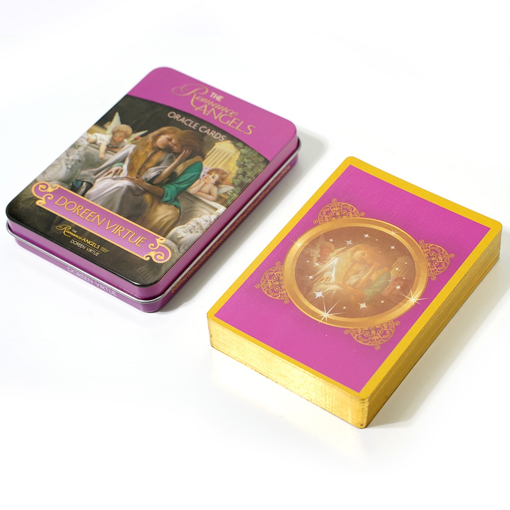 Bộ Bài Romance Angels Oracle Cards Hộp Sắt S5