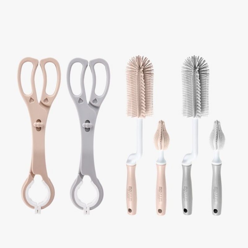 Cọ bình sữa Moyuum. cọ bình sữa sillicon chính hãng Hàn Quốc.