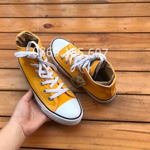 [BIG SALE] Giày Thể Thao CV Vàng Cao Cổ | BigBuy360 - bigbuy360.vn