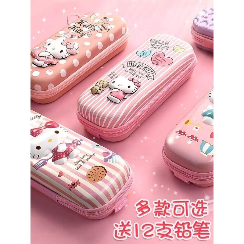 (ẢNH THẬT) hộp bút hello kitty đồ dùng học tập cho bé