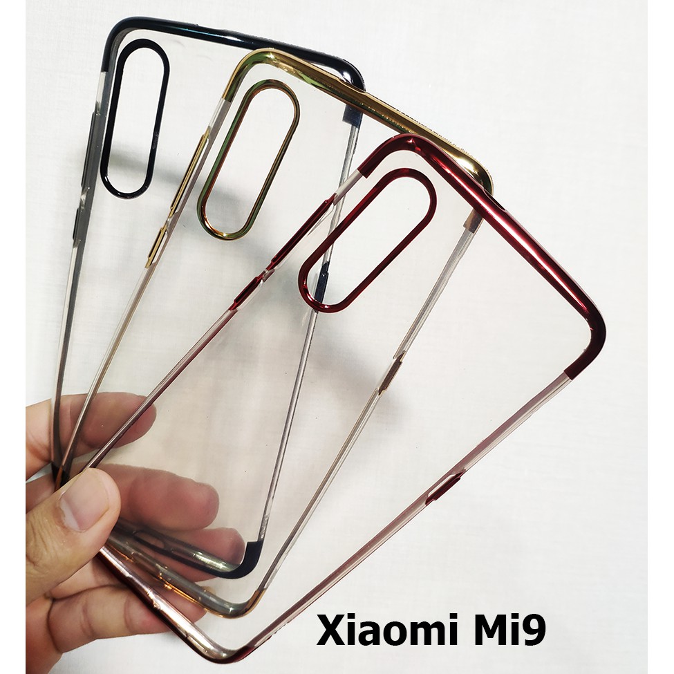 Ốp lưng viền vàng Xiaomi Mi 9