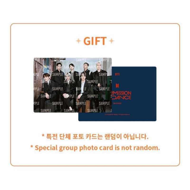 BTS OFFCIAL, MINICARD GROUP | Gift đặc biệt khi mua 5 set (nguyên seal, sẵn)