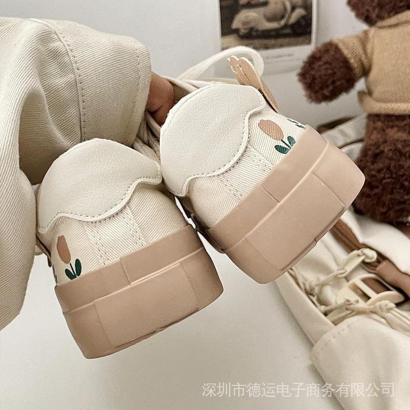 Giày Thể Thao Vải Canvas Đế Bằng Phong Cách Hàn Quốc Thời Trang Mùa Hè Mới 2023