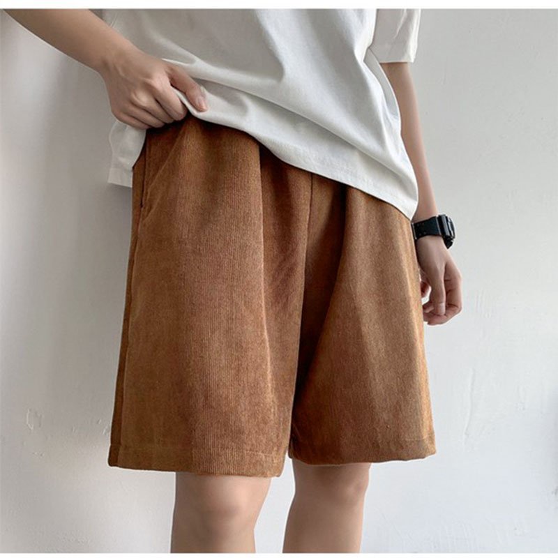 MẶC LÀ THÍCH  Quần Short Đùi Nhung Tăm Nam Nữ Lưng Thun Form Unisex Chất Mát Mẻ, Trẻ Trung
