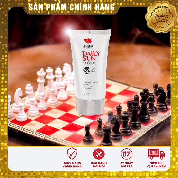 [Chính Hãng] kem chống nắng linh hương daily sun cream