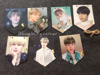Set cờ treo trang trí các thành viên BTS