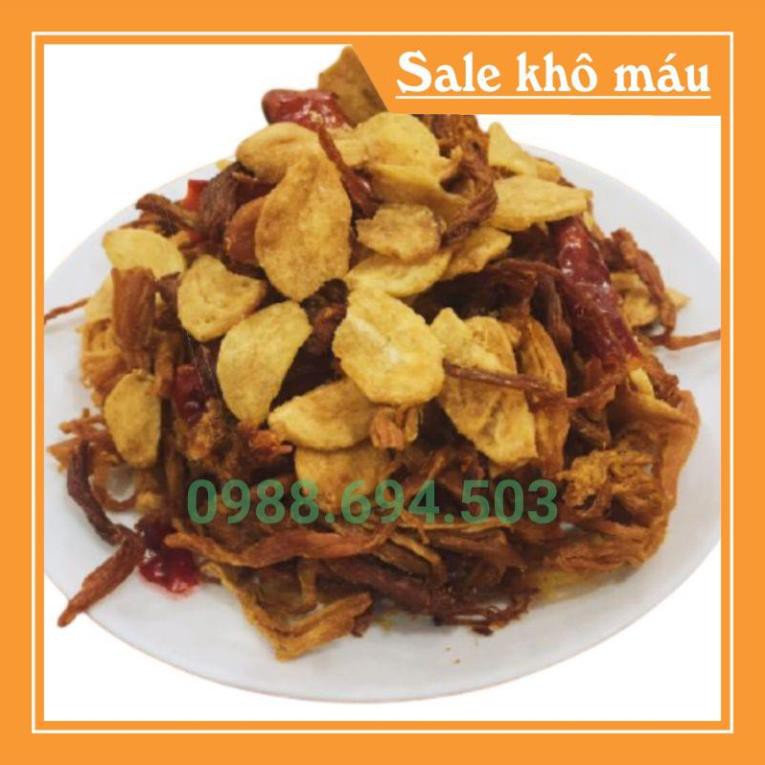 500G KHÔ HEO CHÁY TỎI THƠM NGON ĐẶC BIỆT