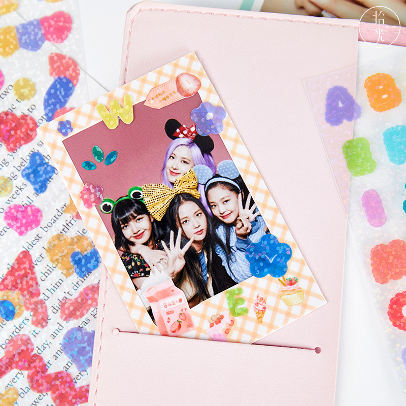 Set 1 Tấm Nhãn Dán Trang Trí Sổ Lưu Niệm