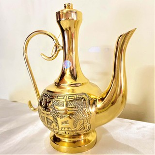 Bình Rượu Thờ Bằng Đồng Thuận Phát (2 Cỡ) Cao 16cm và 20cm