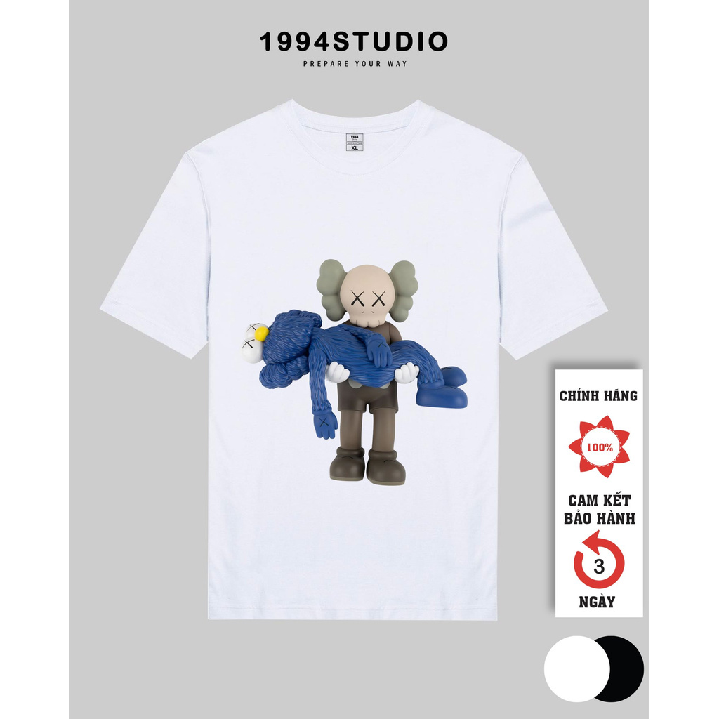 Áo thun BARBOSSA Kwas Xám bồng Kwas Xanh Decal Unisex - 1994 Studio