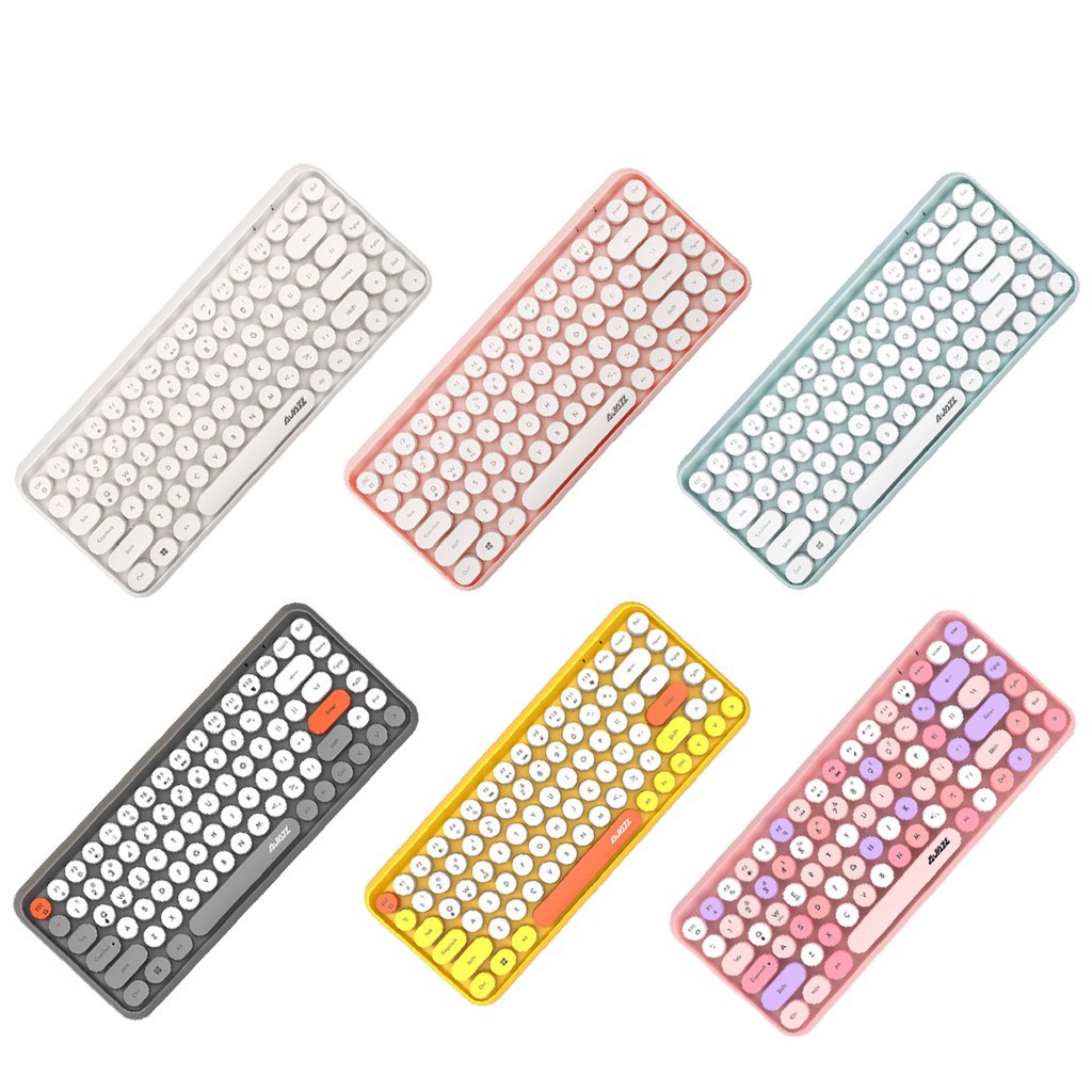 Bàn phím ko dây bluetooth giả cơ AJAZZ 308i 2022 dành cho táo,tablet,laptop táo,Laptop,PC