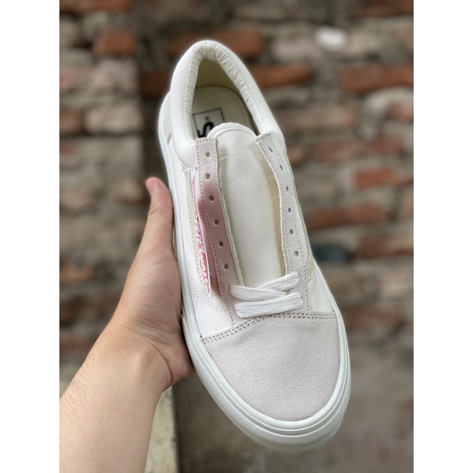Thể Thao Nam Nữ Giày Vanss Viền Trắng - Phiên Bản Tiêu chuẩn