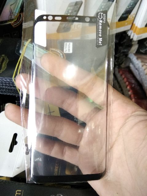 Dán dẻo full màn galaxy s8/s8+ viền đen vmax
