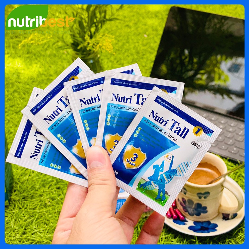 [Combo 5 Tặng 1] 6 hộp Nutri Tall 1 Tăng Chiều Cao Chuyên Biệt Cho Trẻ Dưới 8 Tuổi