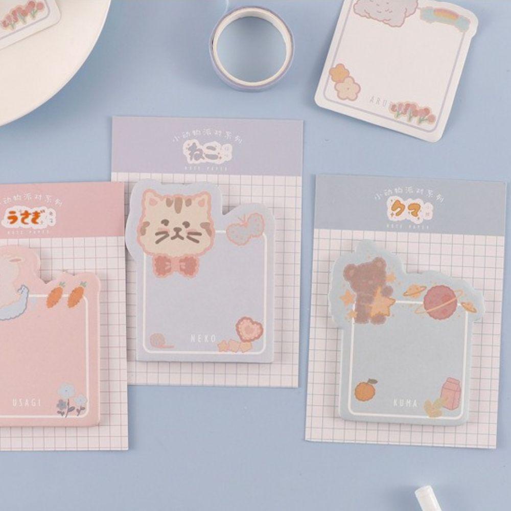 Giấy Ghi Chú Họa Tiết Động Vật Dễ Thương Trang Trí Sổ Tay