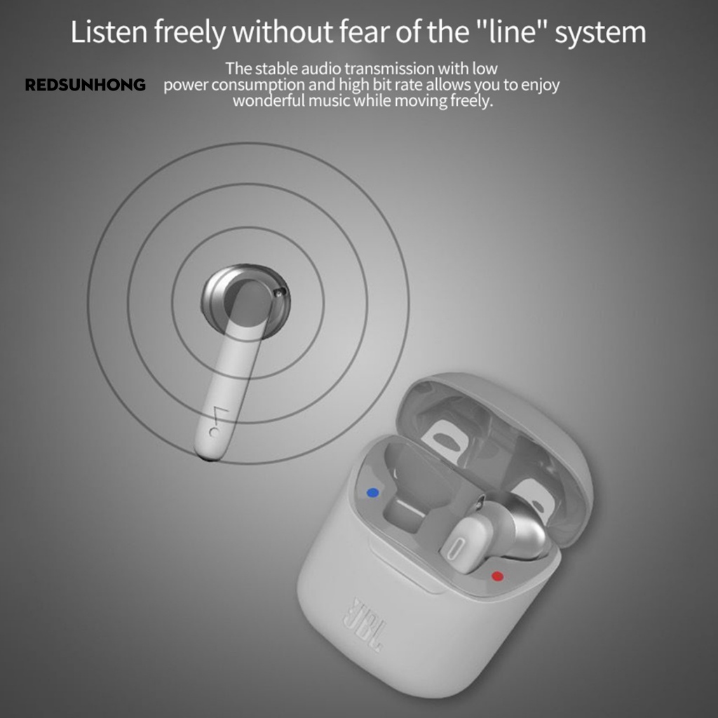 Tai Nghe Bluetooth 5.0 Jbl-Tune 225-TWS Âm Trầm Không Dây