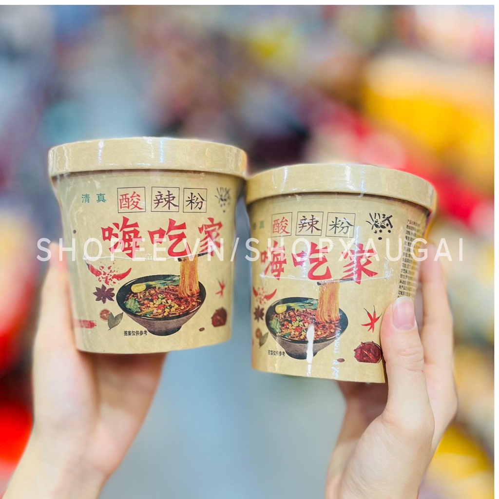 Miến chua cay Trùng Khánh siêu ngon thùng 6 hộp