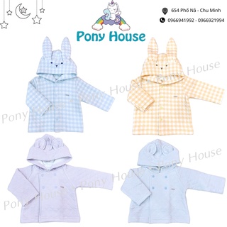 Áo Khoác Nous - Áo Khoác Tai Gấu, Tai Thỏ Trần Bông Cho Bé Trai, Bé Gái (Size Từ 3-6M - 18-24M)