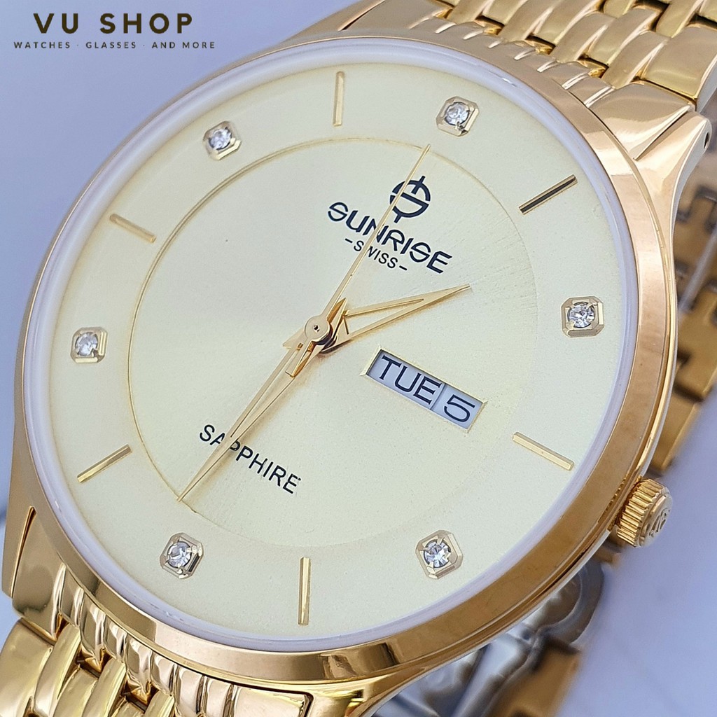 Đồng hồ nữ SUNRISE 2109SB - Chính hãng, kính Sapphire