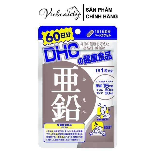 Kẽm DHC Viên Uống Giảm Mụn Và Bổ Não DHC ZinC 15 và 30 ngày - Viebeauty | BigBuy360 - bigbuy360.vn