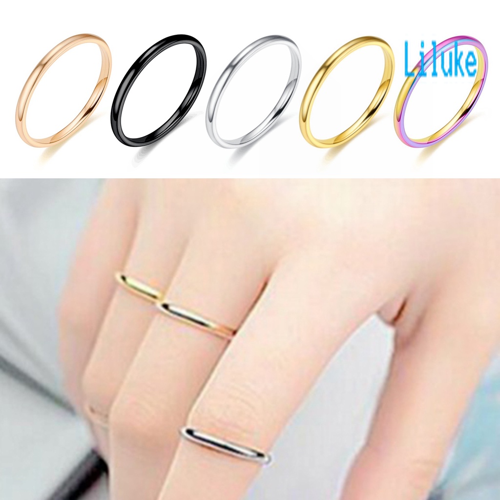 Nhẫn Đeo Ngón Tay Thiết Kế Đơn Giản Thanh Lịch Cho Nữ