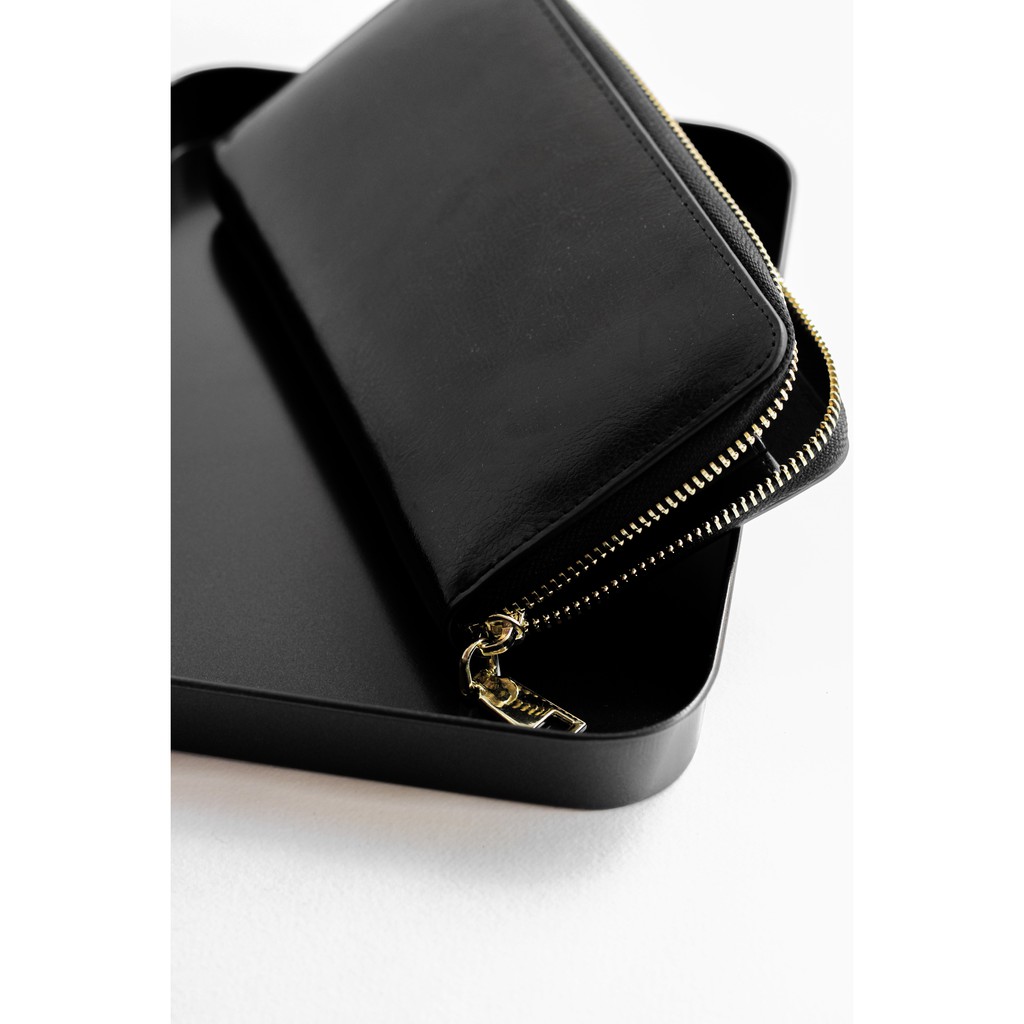 Ví dài nữ cầm tay Yono Wallet chất da bò thật, kiểu dáng tối giản đựng vừa phone để đi chơi, đi làm hoặc dự tiệc tinh tế