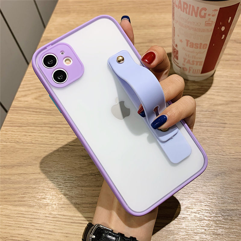 Ốp Điện Thoại Trong Suốt Chống Sốc Có Dây Đeo Bảo Vệ Camera Cho Huawei Nova 2i 3i Nova 7i 5t 4e 4